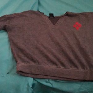 Harley Quinn sweat shirt cut